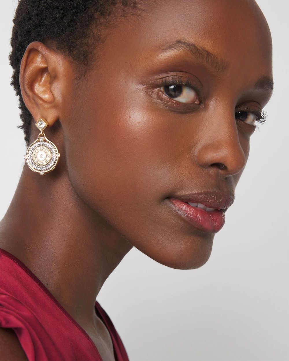 Mixed metal earrings hotsell